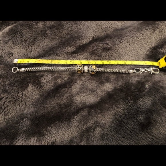 Authentic Brighton Charm Bracelet with Original Tin and Pouch, Never Worn!! - Picture 4 of 4